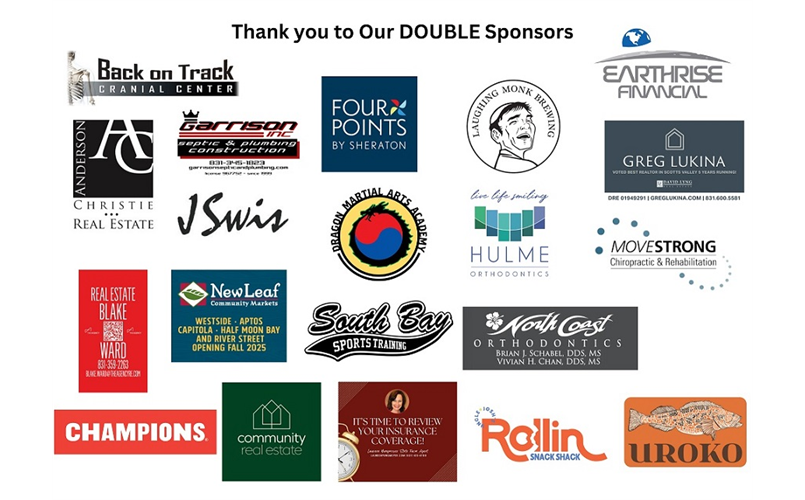 Thank you DOUBLE sponsors!